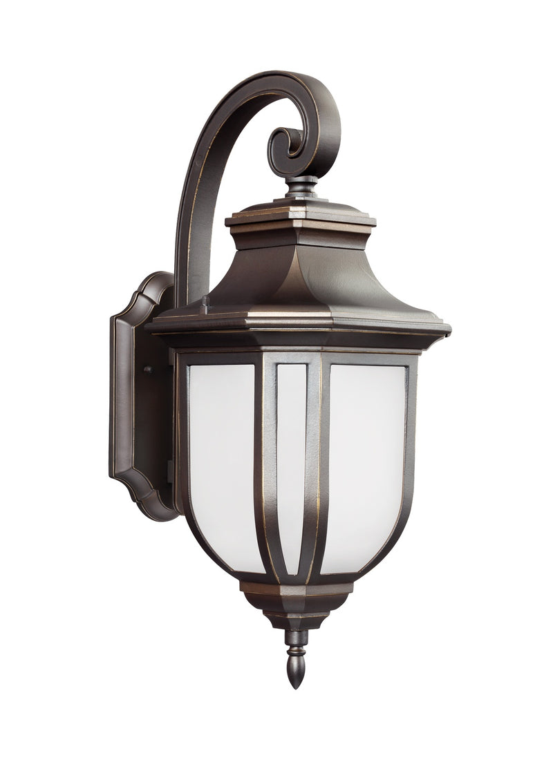 Generation Lighting 8736301-71 Childress One Light Outdoor Wall Lantern, Antique Bronze Main Image.jpg