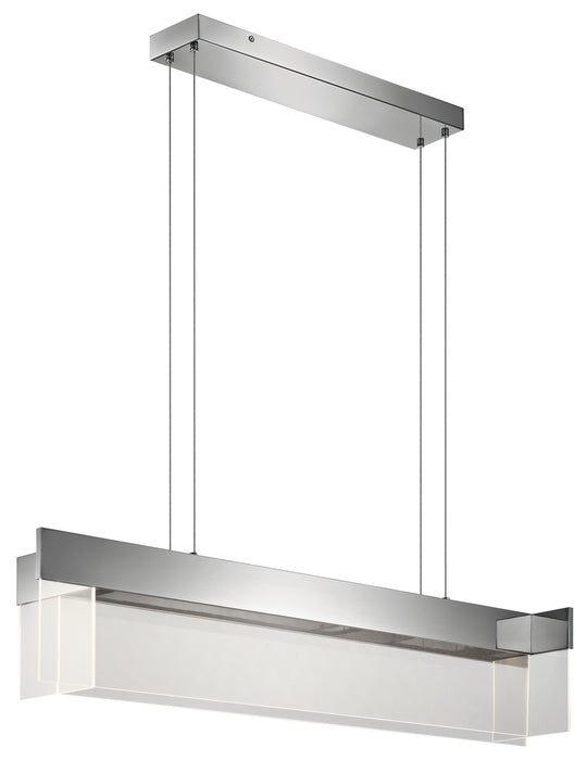 Kichler 83733 Geo LED Linear Pendant, Chrome Main Image.jpg