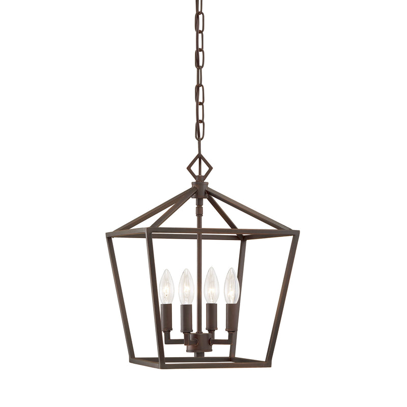 Millennium 3234-RBZ Four Light Pendant, Rubbed Bronze Main Image.jpg