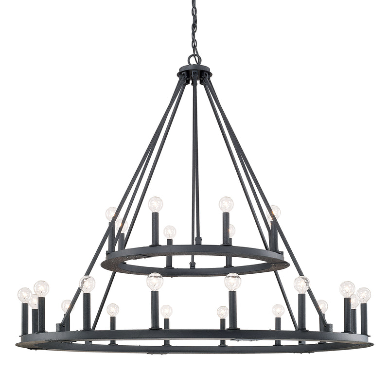 Capital Lighting 4910BI Pearson 24 Light Chandelier, Black Iron Main Image.jpg