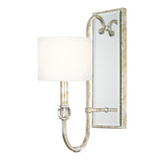 Capital Lighting 613311SG-654 Charleston One Light Wall Sconce, Silver and Gold Leaf Main Image.jpg
