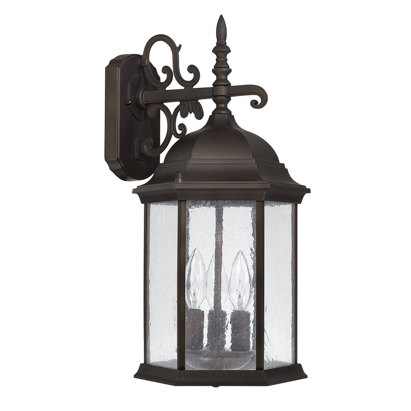 Capital Lighting 9834OB Main Street Three Light Outdoor Wall Lantern, Old Bronze Main Image.jpg