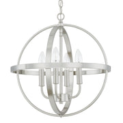 Capital Lighting 317541BN Hartwell Four Light Pendant, Brushed Nickel Main Image.jpg