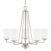 Capital Lighting 414151BN-331 Braylon Five Light Chandelier, Brushed Nickel Main Image.jpg