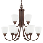 Capital Lighting 415191BZ-337 Trenton Nine Light Chandelier, Bronze Main Image.jpg