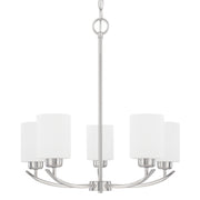 Capital Lighting 415251BN-338 Dixon Five Light Chandelier, Brushed Nickel Main Image.jpg