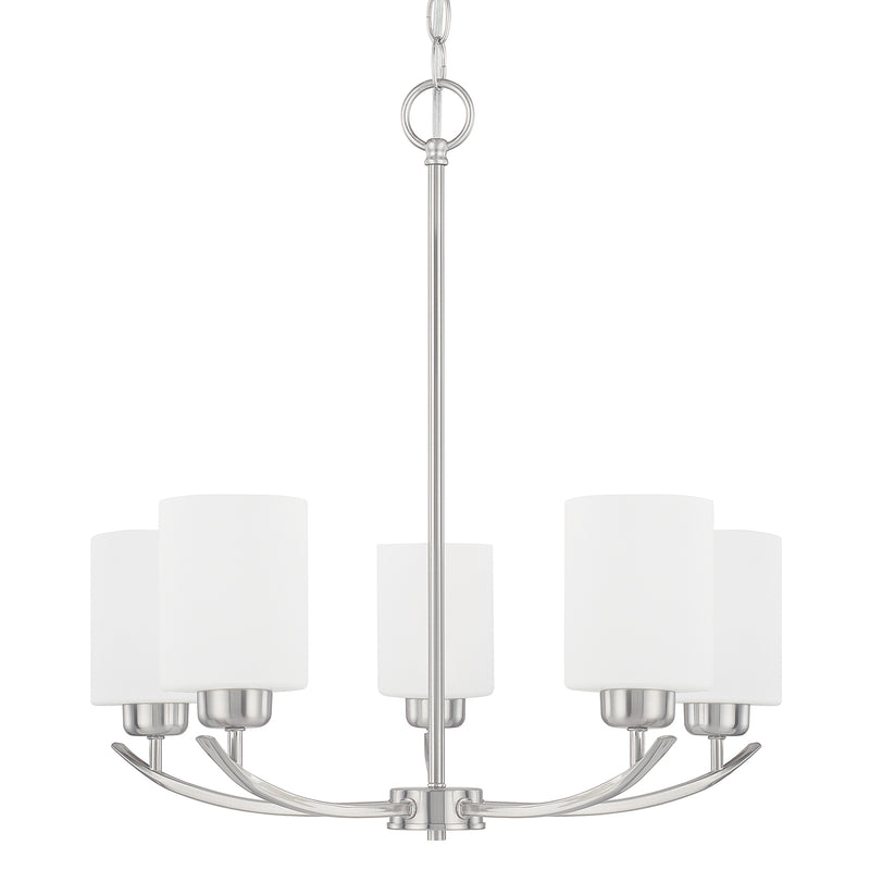Capital Lighting 415251BN-338 Dixon Five Light Chandelier, Brushed Nickel Main Image.jpg