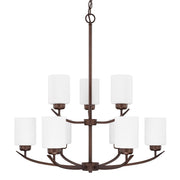 Capital Lighting 415291BZ-338 Dixon Nine Light Chandelier, Bronze Main Image.jpg