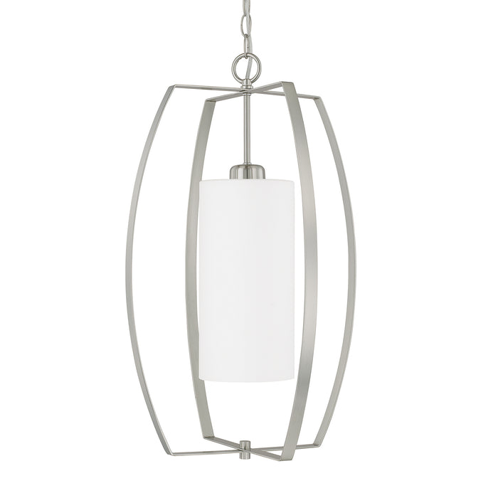 Capital Lighting 515912BN-343 Folsom One Light Foyer Pendant, Brushed Nickel Main Image.jpg