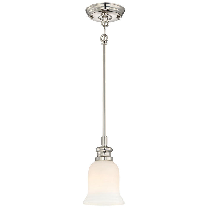Minka-Lavery 3290-613 Audrey'S Point One Light Mini Pendant, Polished Nickel Alternate Image.jpg