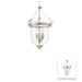 Minka-Lavery 3298-613 Audrey'S Point Four Light Pendant (Convertible To Semi-Flush), Polished Nickel Alternate Image 2.jpg