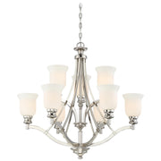 Minka-Lavery 3299-613 Audrey'S Point Nine Light Chandelier, Polished Nickel Alternate Image.jpg