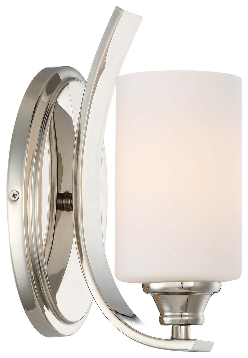 Minka-Lavery 3981-613 Tilbury One Light Bath, Polished Nickel Main Image.jpg