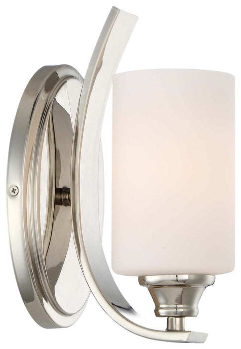 Minka-Lavery 3981-613 Tilbury One Light Bath, Polished Nickel Main Image.jpg