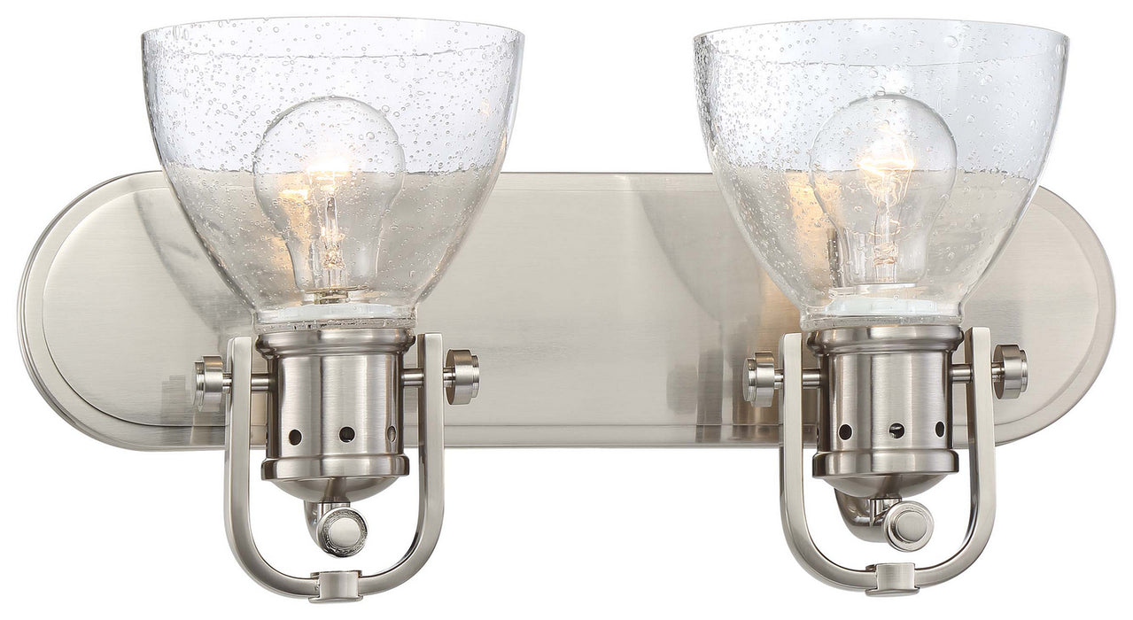 Minka-Lavery 3412-84 Two Light Bath, Brushed Nickel Main Image.jpg