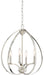 Minka-Lavery 4984-613 Tilbury Four Light Pendant, Polished Nickel Main Image.jpg