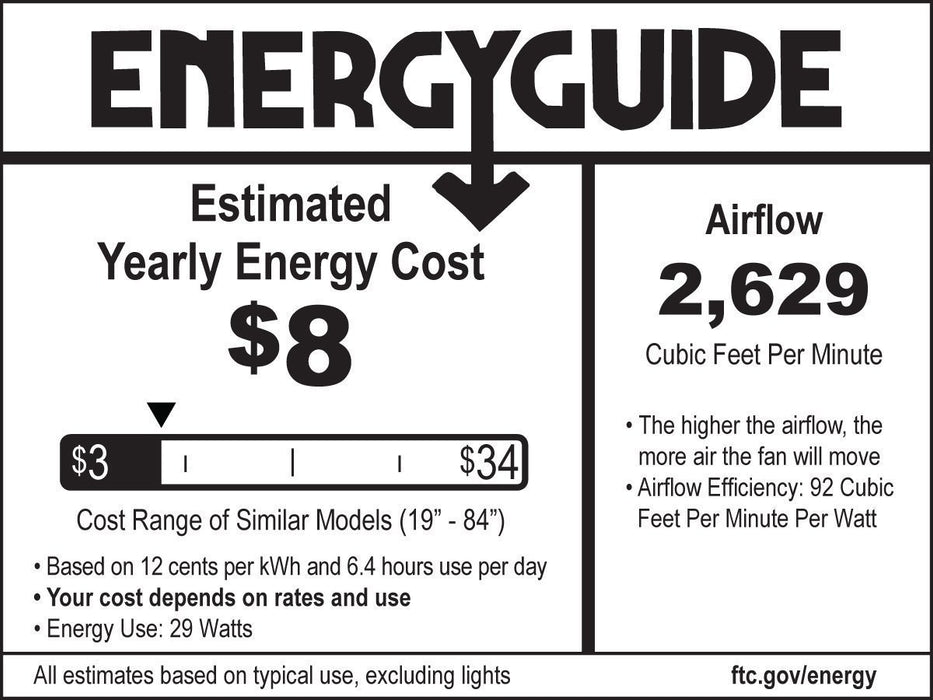 Minka-Aire F518L-WH Concept II LED 44" Ceiling Fan, White Alternate Image 3.jpg