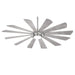 Minka-Aire F870L-BS Windmolen 65" Ceiling Fan, Brushed Steel Alternate Image 2.jpg