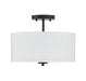 Shoppers Lighting SH60008MBK Charlotte Two Light Semi-Flush Mount, Matte Black Alternate Image.jpg