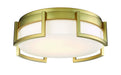 George Kovacs P953-1-248-L Bezel Set LED Flush Mount, Honey Gold Alternate Image 2.jpg