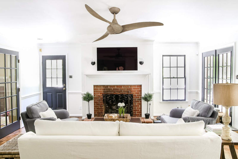 Minka-Aire F843-AMP Wave - 3-Blade 52" Ceiling Fan, Ash Maple Alternate Image 2.jpg