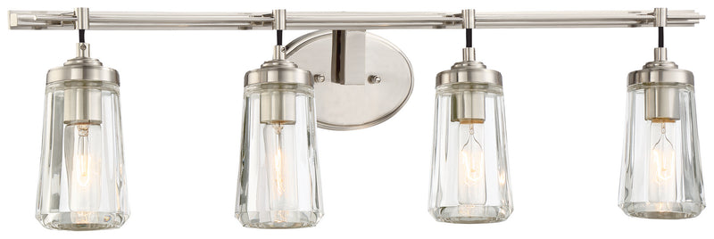 Minka-Lavery 2304-84 Poleis Four Light Bath, Brushed Nickel Main Image.jpg