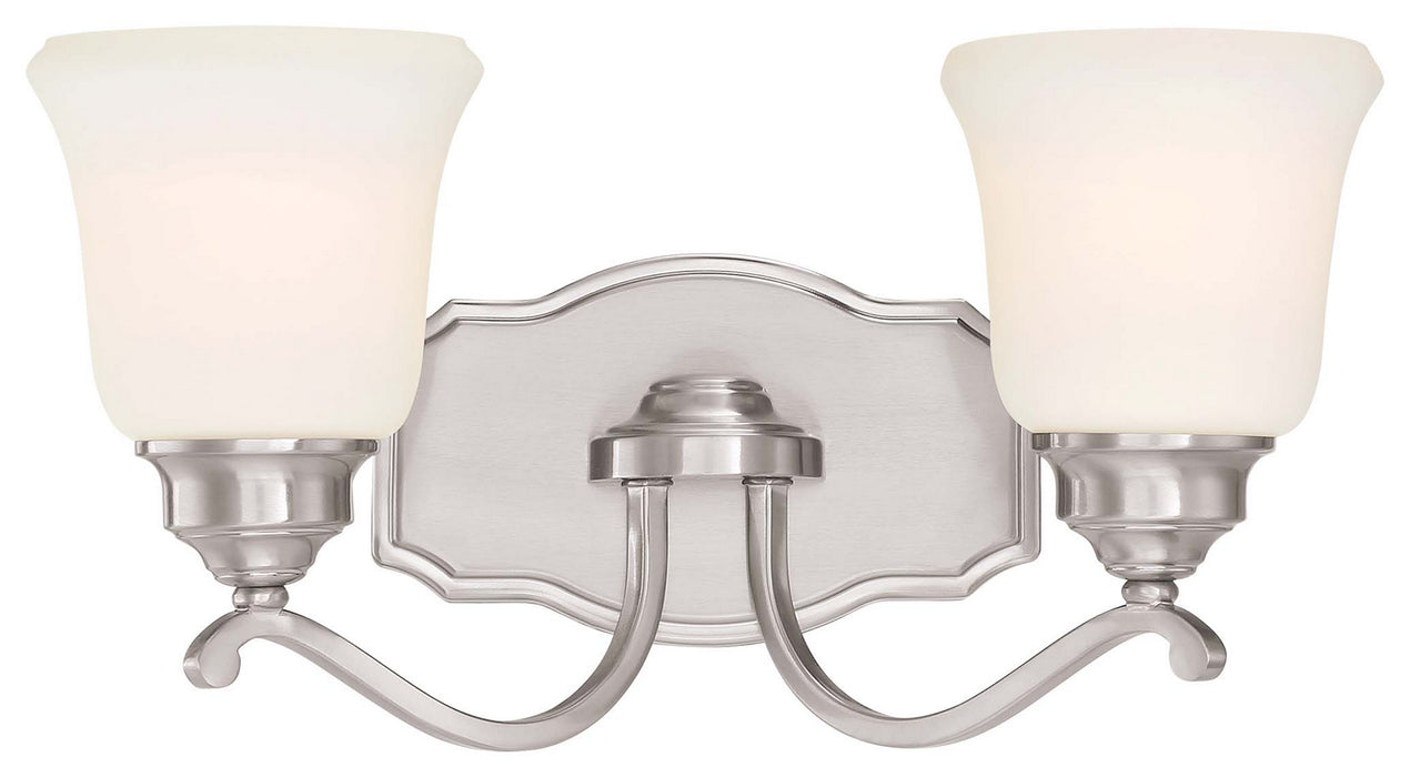 Minka-Lavery 3322-84 Savannah Row Two Light Bath, Brushed Nickel Main Image.jpg