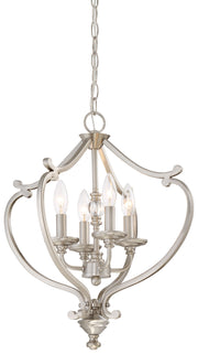 Minka-Lavery 3332-84 Savannah Row Four Light Semi Flush Mount(Convertible), Brushed Nickel Alternate Image.jpg