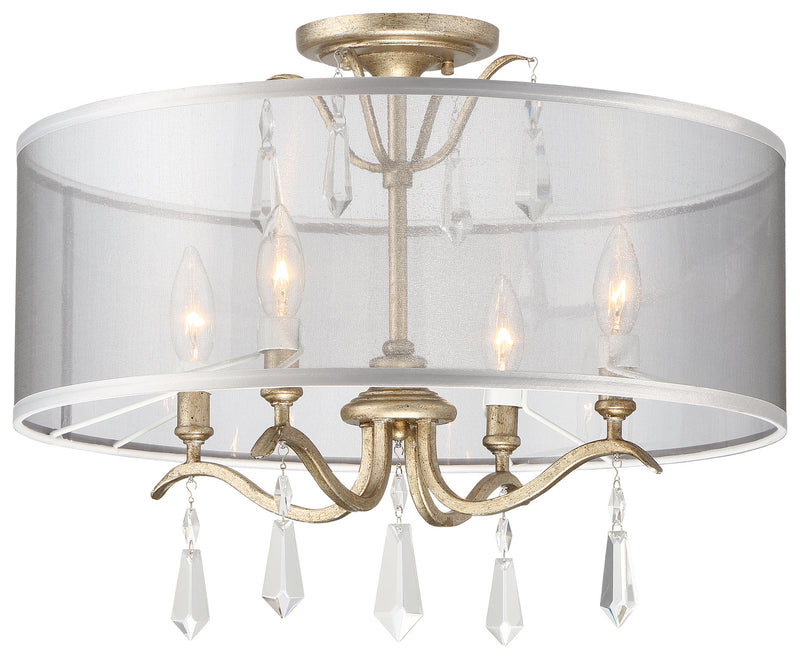Minka-Lavery 4443-582 Laurel Estate Four Light Semi Flush Mount, Brio Gold Main Image.jpg