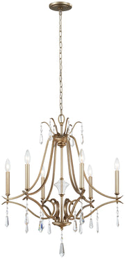 Minka-Lavery 4446-582 Laurel Estate Six Light Chandelier, Brio Gold Alternate Image.jpg