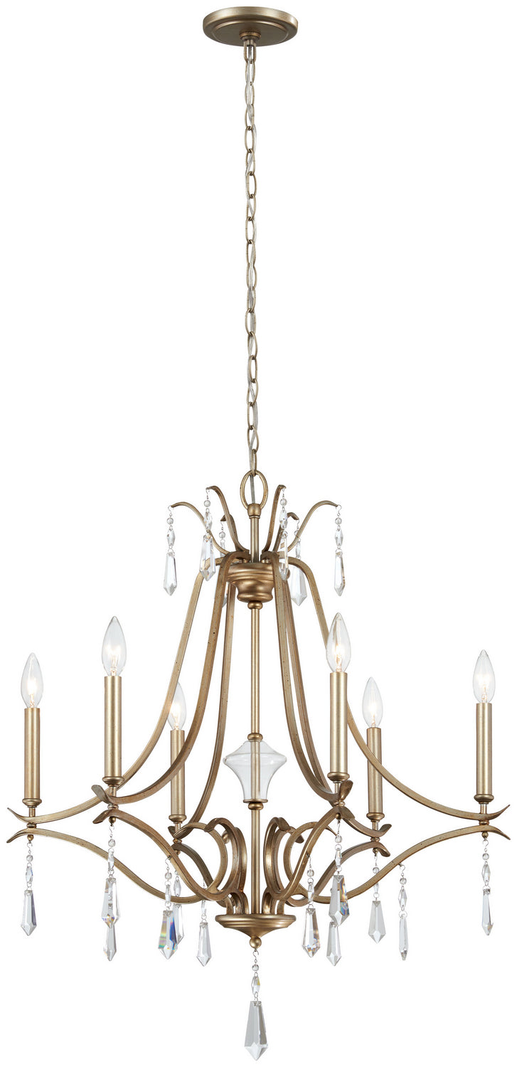 Minka-Lavery 4446-582 Laurel Estate Six Light Chandelier, Brio Gold Alternate Image.jpg