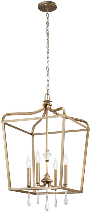 Minka-Lavery 4448-582 Laurel Estate Four Light Pendant, Brio Gold Alternate Image.jpg