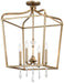Minka-Lavery 4448-582 Laurel Estate Four Light Pendant, Brio Gold Alternate Image 2.jpg