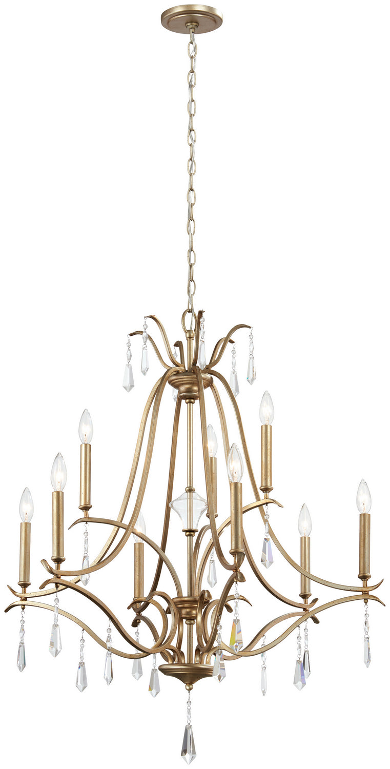 Minka-Lavery 4449-582 Laurel Estate Nine Light Chandelier, Brio Gold Alternate Image.jpg