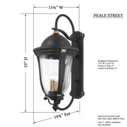 Minka-Lavery 73235-738 Peale Street Five Light Outdoor Wall Mount, Sand Coal And Vermeil Gold Alternate Image.jpg