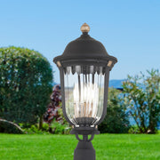 Minka-Lavery 73238-738 Peale Street Three Light Outdoor Post Mount, Sand Coal And Vermeil Gold Alternate Image 2.jpg