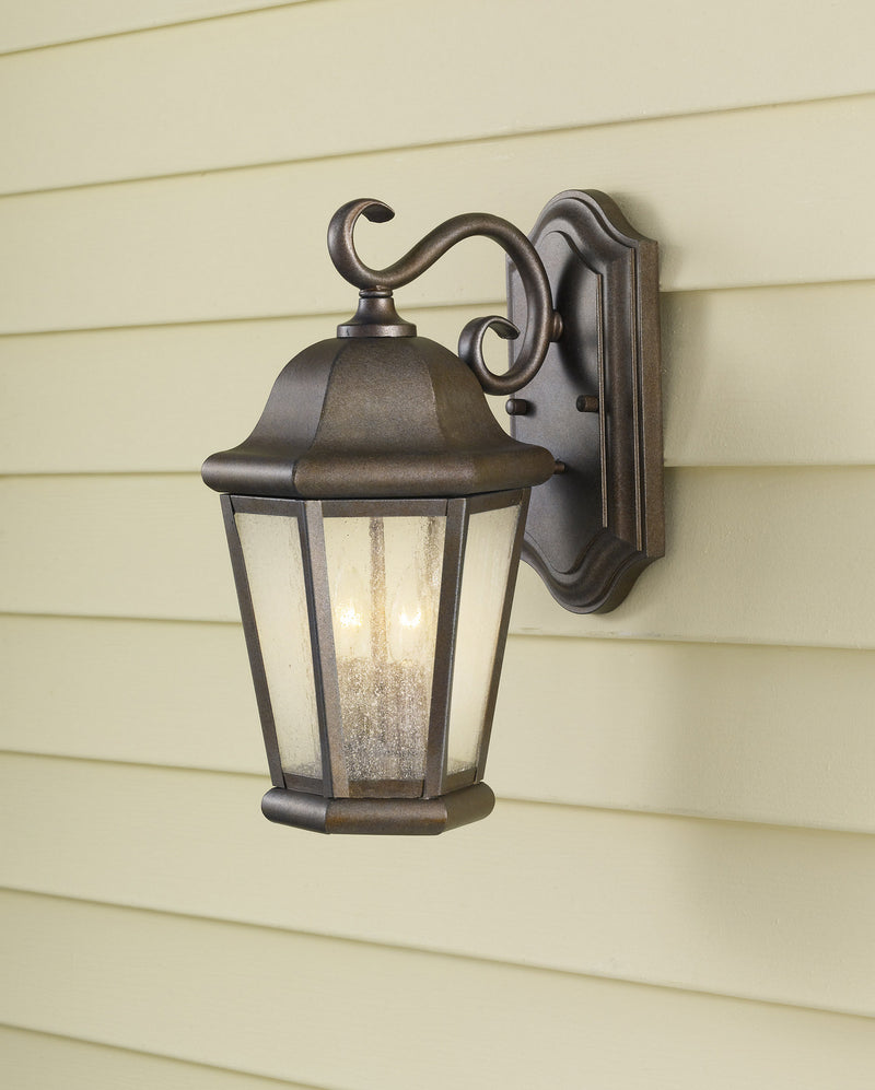 Generation Lighting OL5901CB Martinsville Two Light Outdoor Wall Lantern, Corinthian Bronze Alternate Image.jpg
