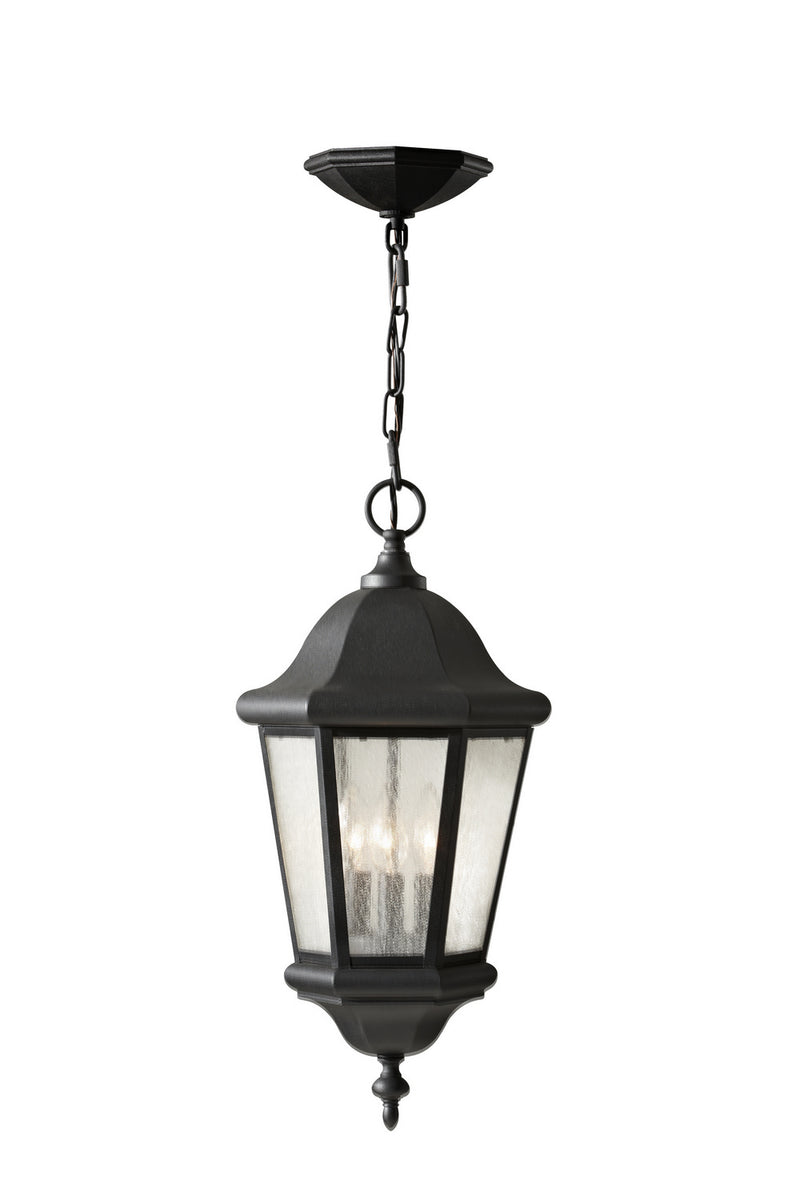 Generation Lighting OL5911BK Martinsville Three Light Outdoor Pendant, Black Alternate Image.jpg