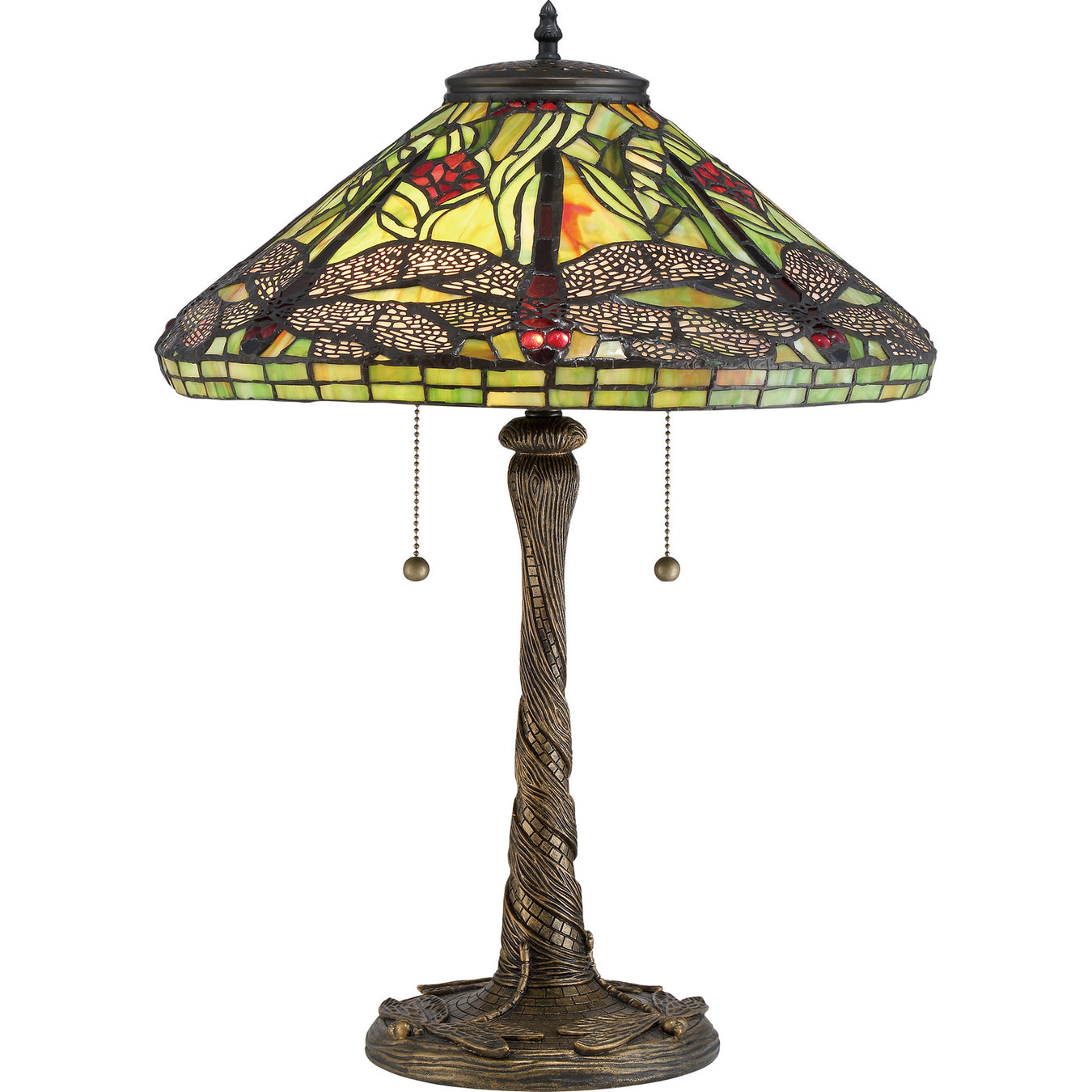 Quoizel TF2598T Jungle Dragonfly Two Light Table Lamp, Architectural Bronze Main Image.jpg