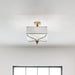 Kichler 43309NBR Arlo Three Light Semi Flush Mount, Natural Brass Alternate Image 3.jpg