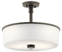 Kichler 43925OZ Joelson Three Light Pendant/Semi Flush Mount, Olde Bronze Main Image.jpg