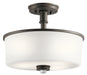 Kichler 43926OZ Joelson Three Light Semi Flush Mount, Olde Bronze Main Image.jpg