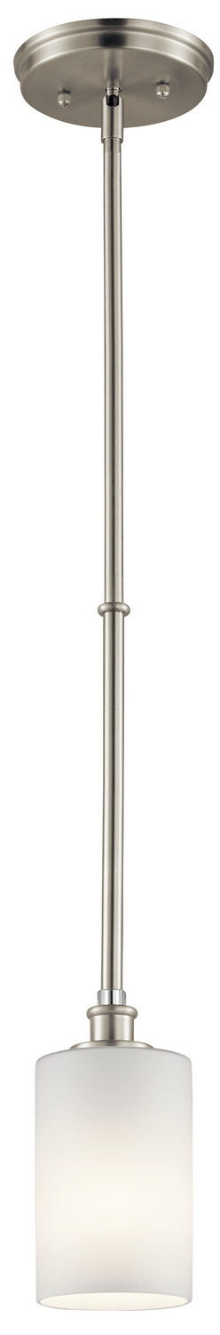 Kichler 43927NI One Light Mini Pendant, Brushed Nickel