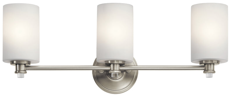 Kichler 45923NI Three Light Bath, Brushed Nickel