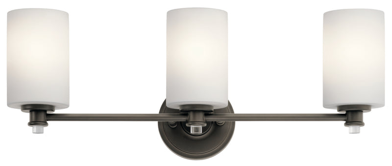 Kichler 45923OZ Three Light Bath, Olde Bronze