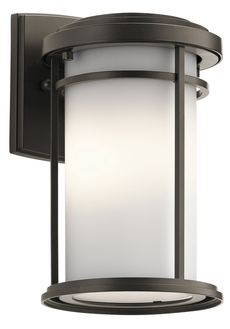 Kichler 49686OZ One Light Outdoor Wall Mount, Olde Bronze