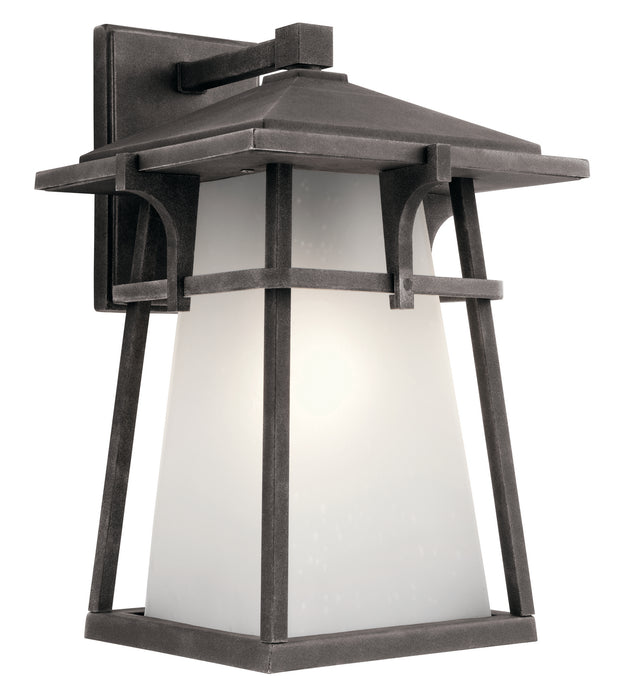 Kichler 49722WZC Beckett One Light Outdoor Wall Mount, Weathered Zinc Main Image.jpg