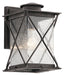 Kichler 49743WZC Argyle One Light Outdoor Wall Mount, Weathered Zinc Main Image.jpg