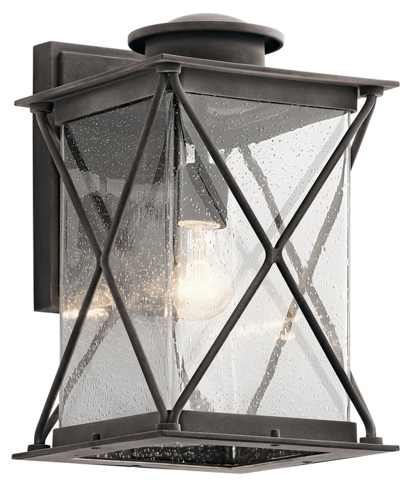 Kichler 49745WZC Argyle One Light Outdoor Wall Mount, Weathered Zinc Main Image.jpg