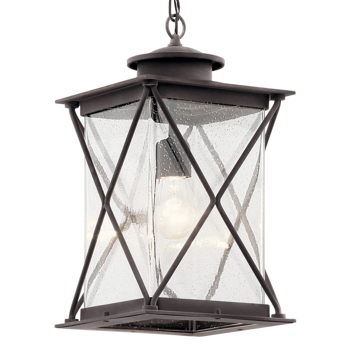 Kichler 49747WZC One Light Outdoor Pendant, Weathered Zinc (3)